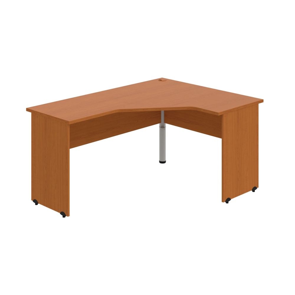 HOBIS kancelársky stôl pracovný tvarový, ergo ľavý - GEV 60 L, čerešňa