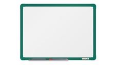 Magnetická tabuľa 60x45 email, zelený rám