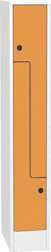 Šatníková skriňa Z SZS 31 AH, dvere HPL, oranžová