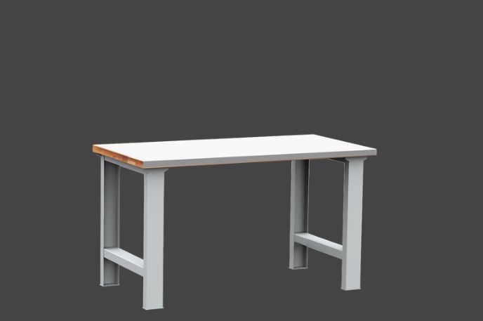 Dielenský stôl DPS 1601 s oplechovanou pracovnou doskou