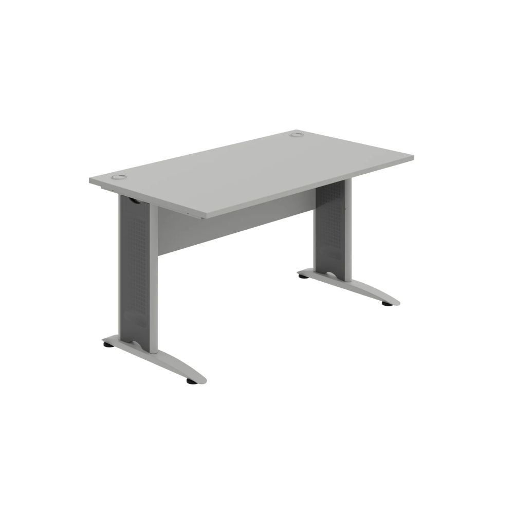 HOBIS kancelársky stôl pracovný rovný - CS 1400, sivá