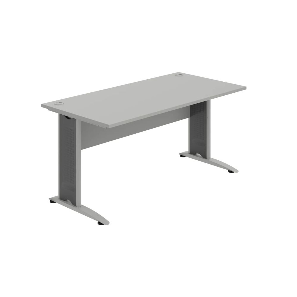 HOBIS kancelársky stôl pracovný rovný - CS 1600, sivá
