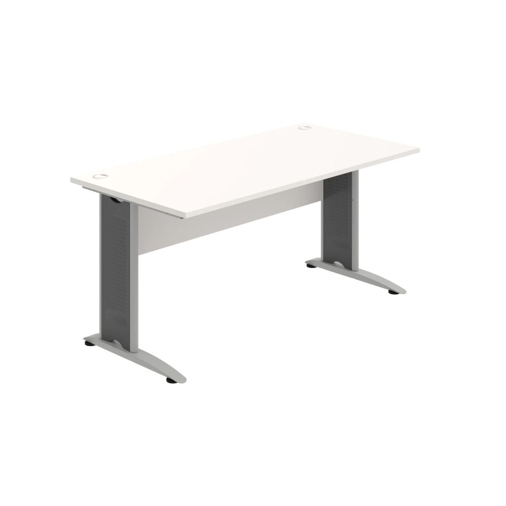 HOBIS kancelársky stôl pracovný rovný - CS 1600, biela