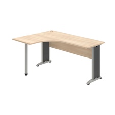 HOBIS kancelársky stôl pracovný tvarový, ergo pravý - CE 60 P, agát