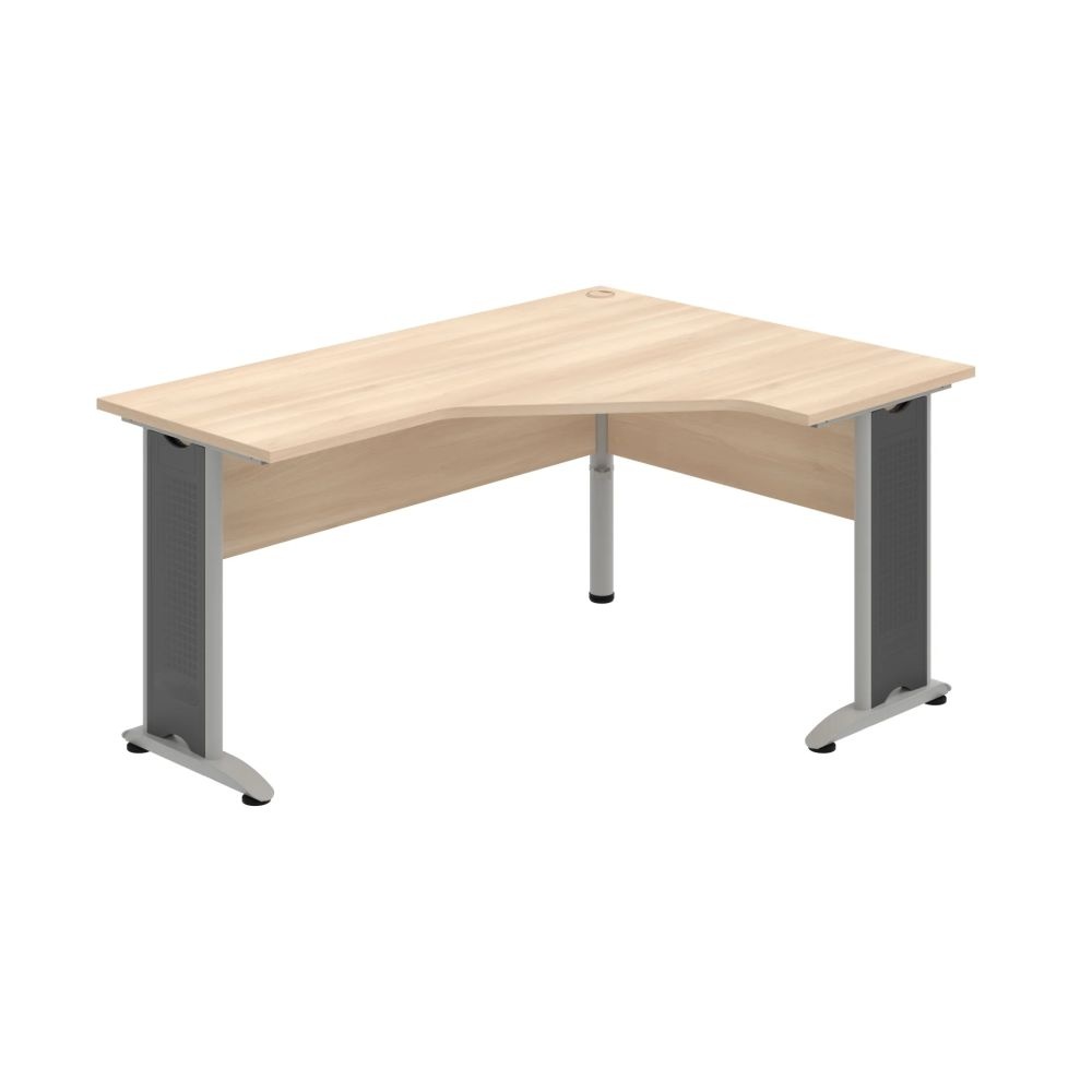 HOBIS kancelársky stôl pracovný tvarový, ergo ľavý CEV 60 L, agát