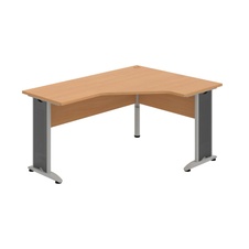 HOBIS kancelársky stôl pracovný tvarový, ergo ľavý CEV 60 L, buk