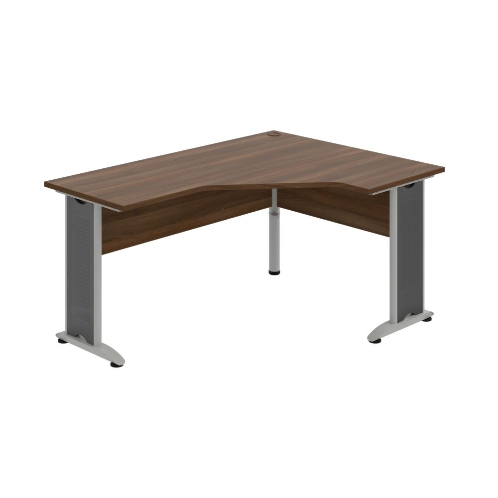 HOBIS kancelársky stôl pracovný tvarový, ergo ľavý CEV 60 L, orech