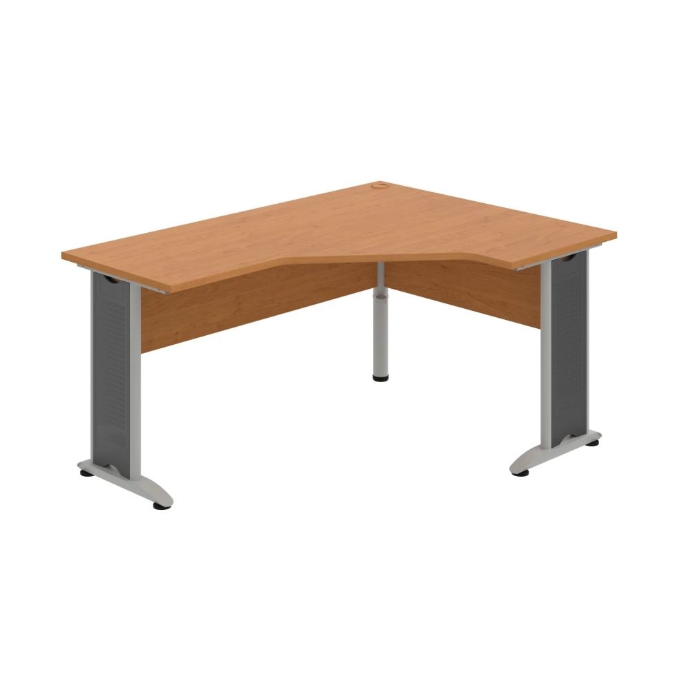 HOBIS kancelársky stôl pracovný tvarový, ergo ľavý CEV 60 L, jelša