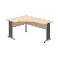 HOBIS kancelársky stôl pracovný tvarový, ergo pravý - CEV 60 P, agát