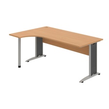 HOBIS kancelársky stôl pracovný tvarový, ergo pravý - CE 1800 P, buk