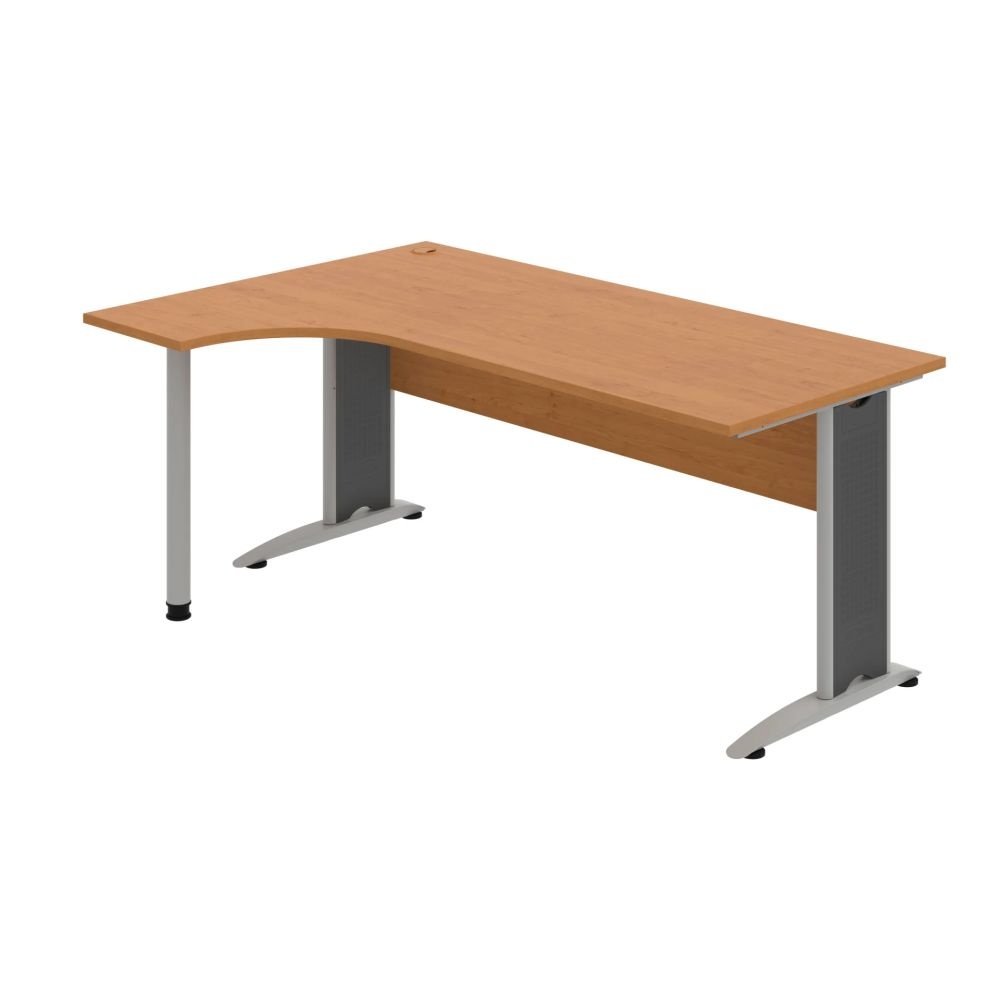 HOBIS kancelársky stôl pracovný tvarový, ergo pravý - CE 1800 P, jelša