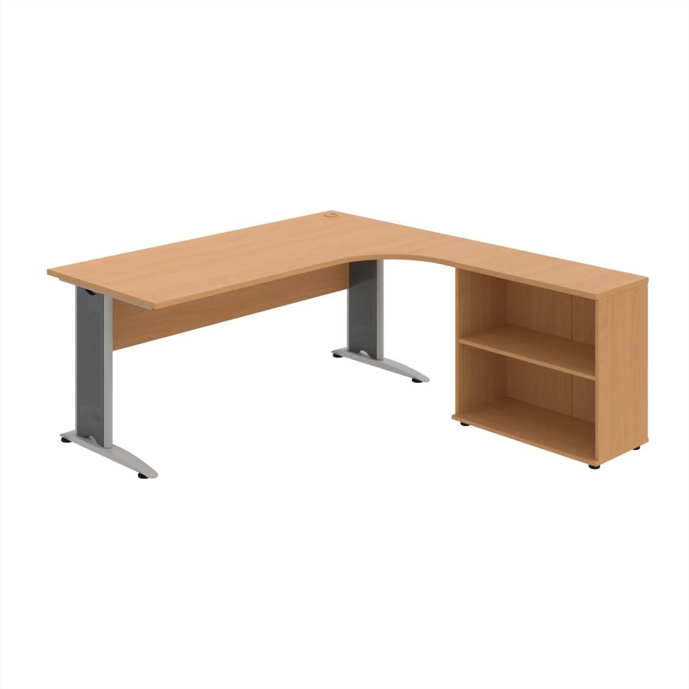 HOBIS kancelársky stôl pracovný, zostava ľavá - CE 1800 HL, buk