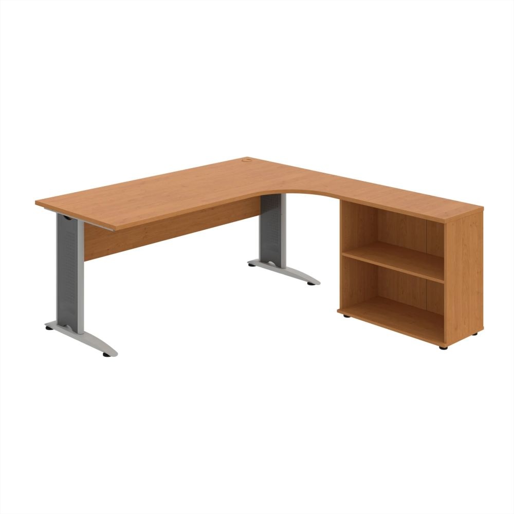 HOBIS kancelársky stôl pracovný, zostava ľavá - CE 1800 HL, jelša