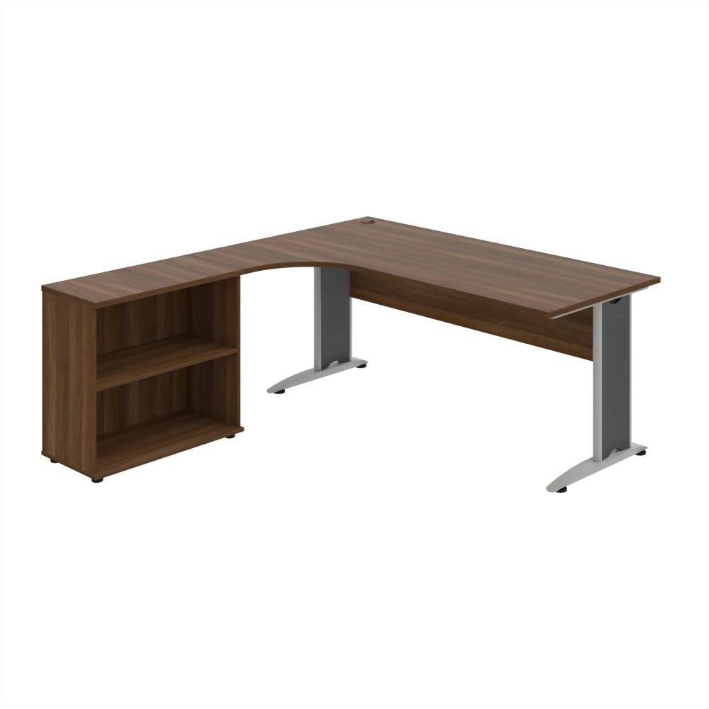 HOBIS kancelársky stôl pracovný, zostava pravá - CE 1800 HP, orech