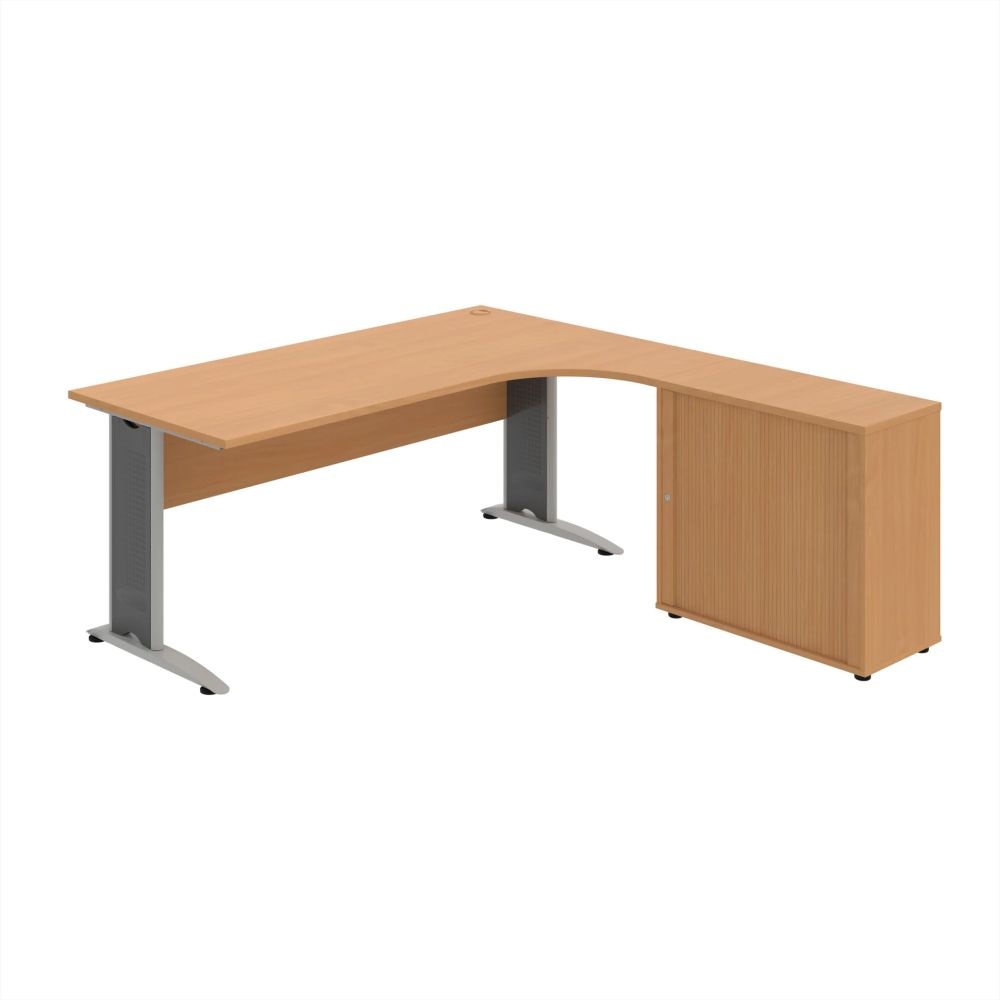 HOBIS kancelársky stôl pracovný, zostava ľavá - CE 1800 HR L, buk