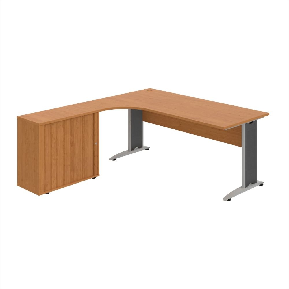HOBIS kancelársky stôl pracovný, zostava pravá - CE 1800 HR P, jelša