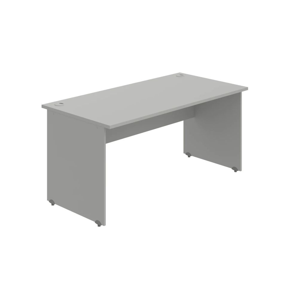 HOBIS pracovný stôl rovný - GS 1600, sivá