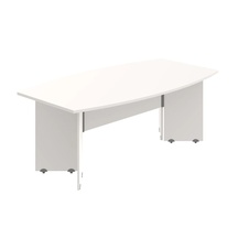 HOBIS kancelársky stôl jednací tvarový - GJ 200, biela