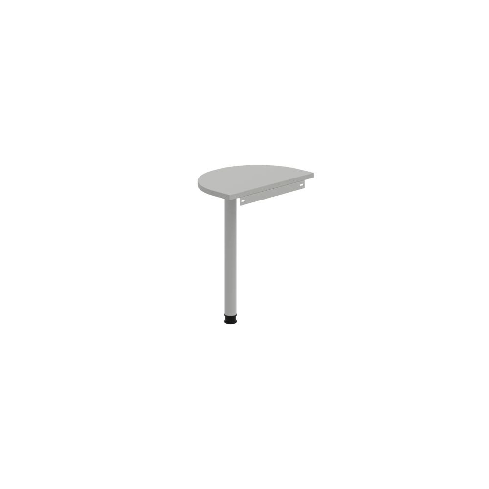 HOBIS prídavný stôl zakončovací oblúk - GP 60, sivá