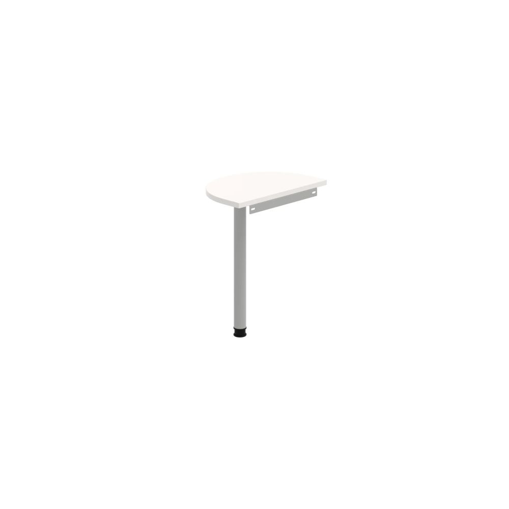 HOBIS prídavný stôl zakončovací oblúk - GP 60, biela