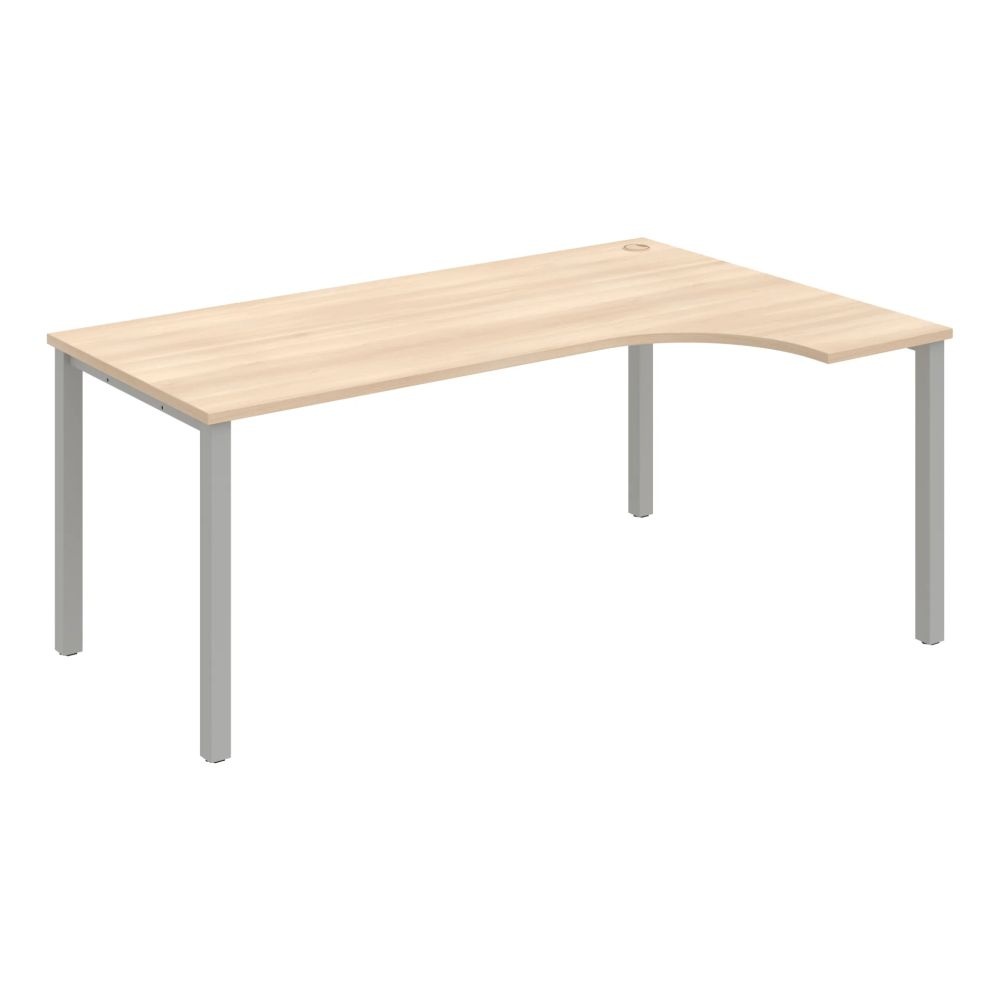 HOBIS kancelársky stôl, ergo pravý - UE 1800 L, agát