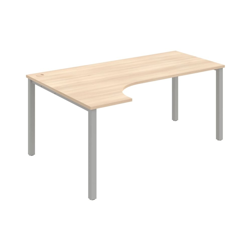 HOBIS kancelársky stôl, ergo pravý - UE 1800 P, agát
