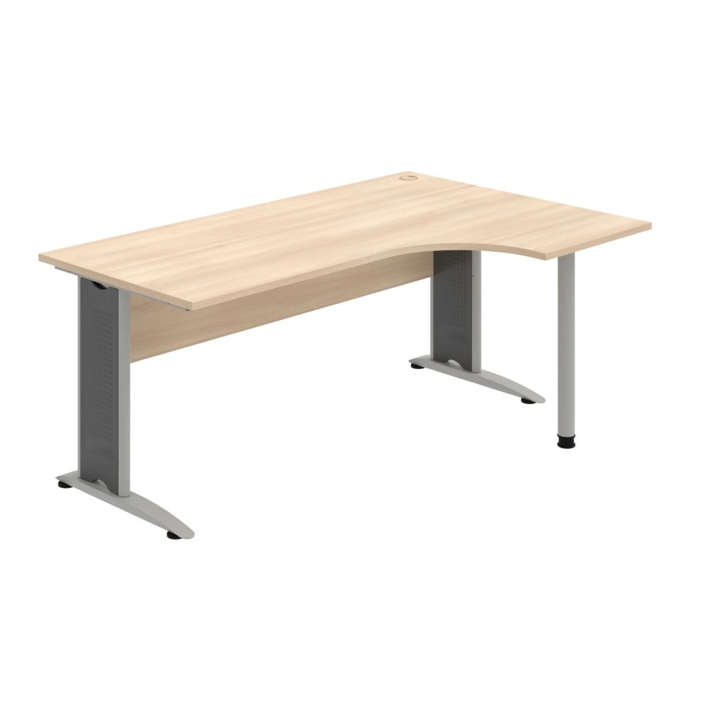 Kancelársky stôl pracovný, ľavé prevedenie - CE 1800 60 L, agát