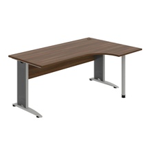 Kancelársky stôl pracovný, ľavé prevedenie - CE 1800 60 L, orech