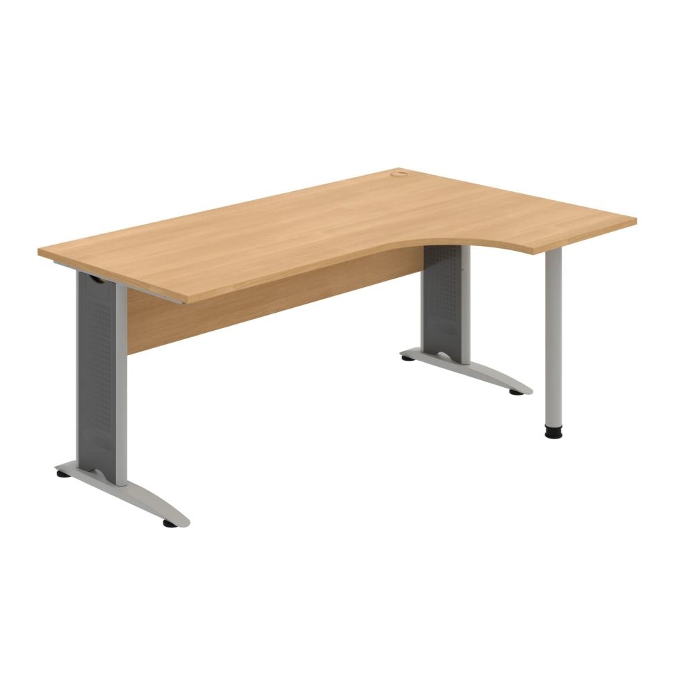 Kancelársky stôl pracovný, ľavé prevedenie - CE 1800 60 L, dub