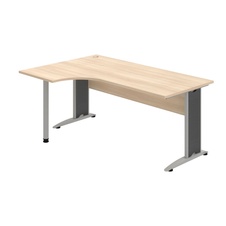 Kancelársky stôl pracovný, pravé prevedenie - CE 1800 60 P, agát