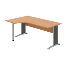Kancelársky stôl pracovný, pravé prevedenie - CE 1800 60 P, buk