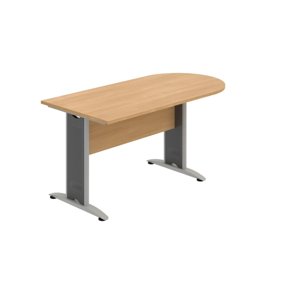 HOBIS prídavný stôl jednací oblúk - CP 1600 1, dub