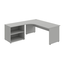 HOBIS stôl pracovný, zostava pravá - GE 1800 60 H P, šedá
