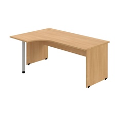 HOBIS stôl pracovný, zostava pravá - GE 1800 60 P, dub