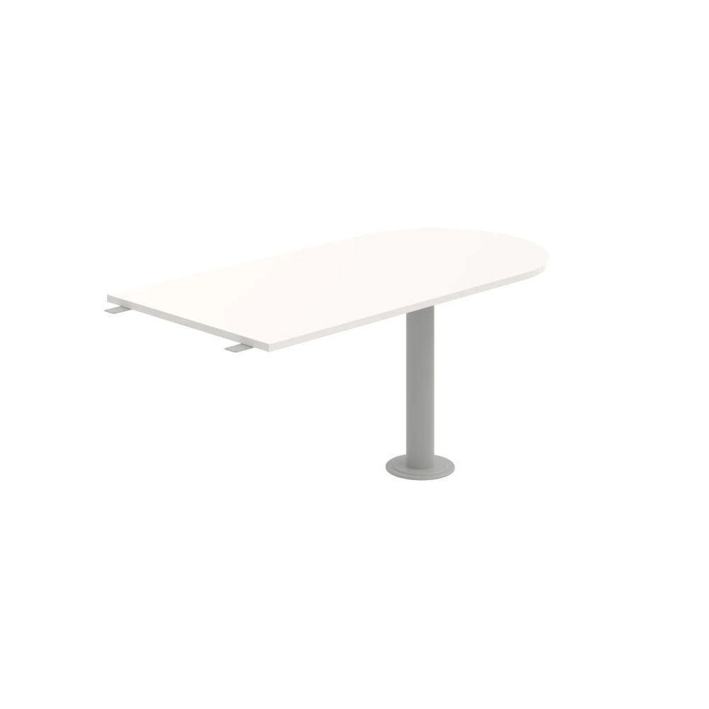 HOBIS prídavný stôl jednací oblúk - GP 1600 3, biela