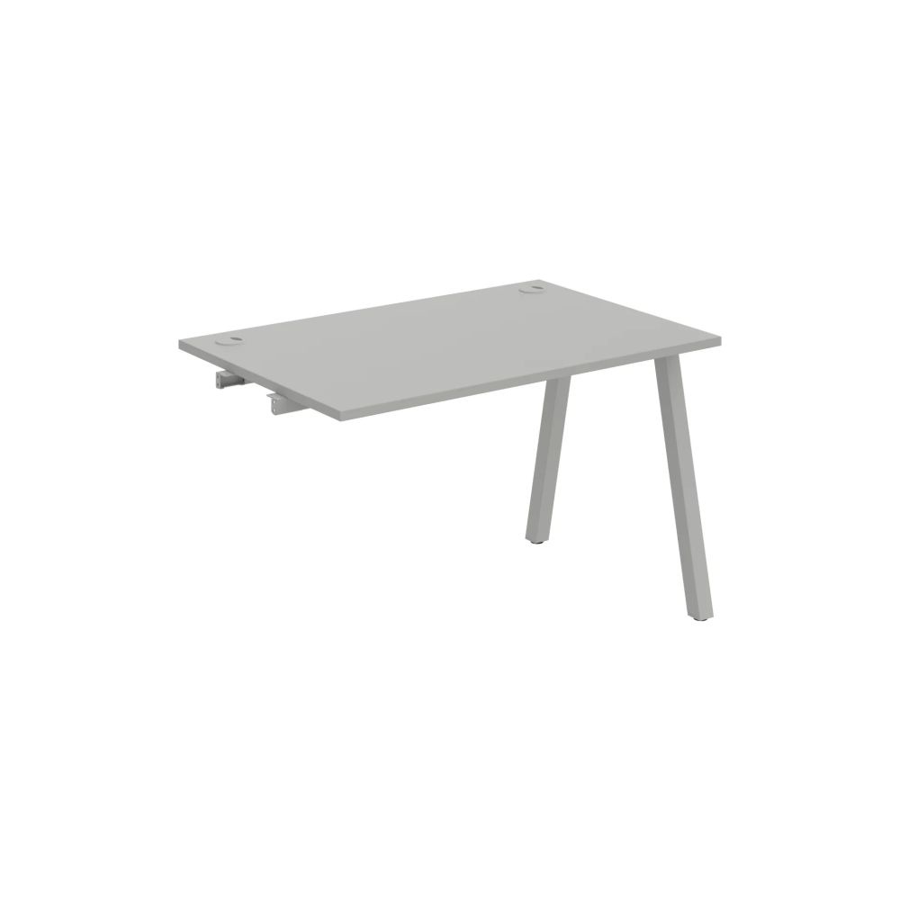 HOBIS prídavný kancelársky stôl rovný - US A 1200 R, šedá