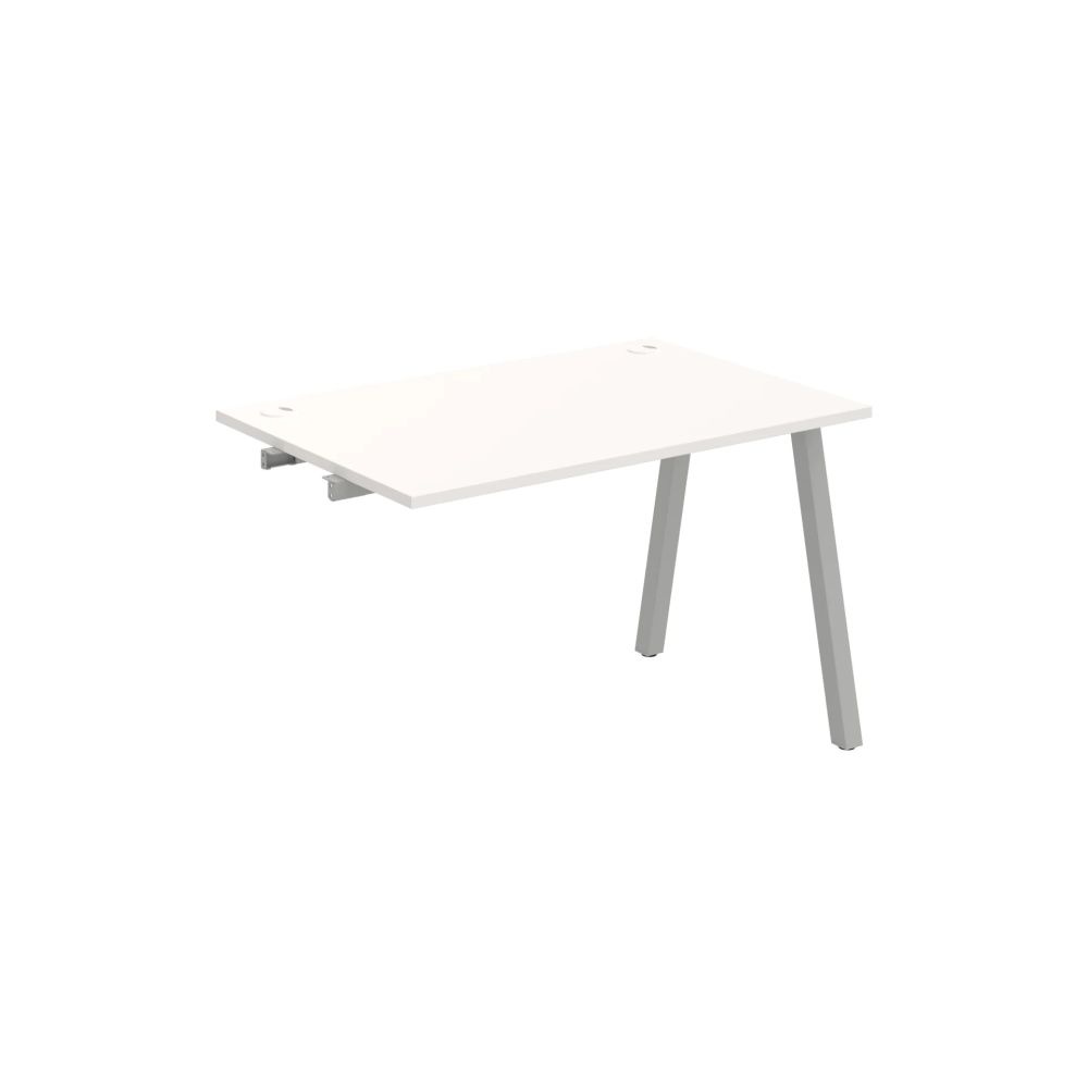 HOBIS prídavný kancelársky stôl rovný - US A 1200 R, biela