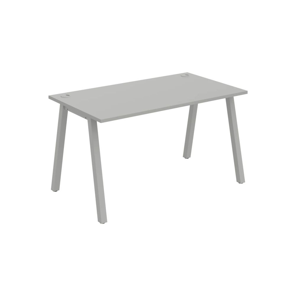 HOBIS kancelársky stôl rovný - US A 1400, šedá