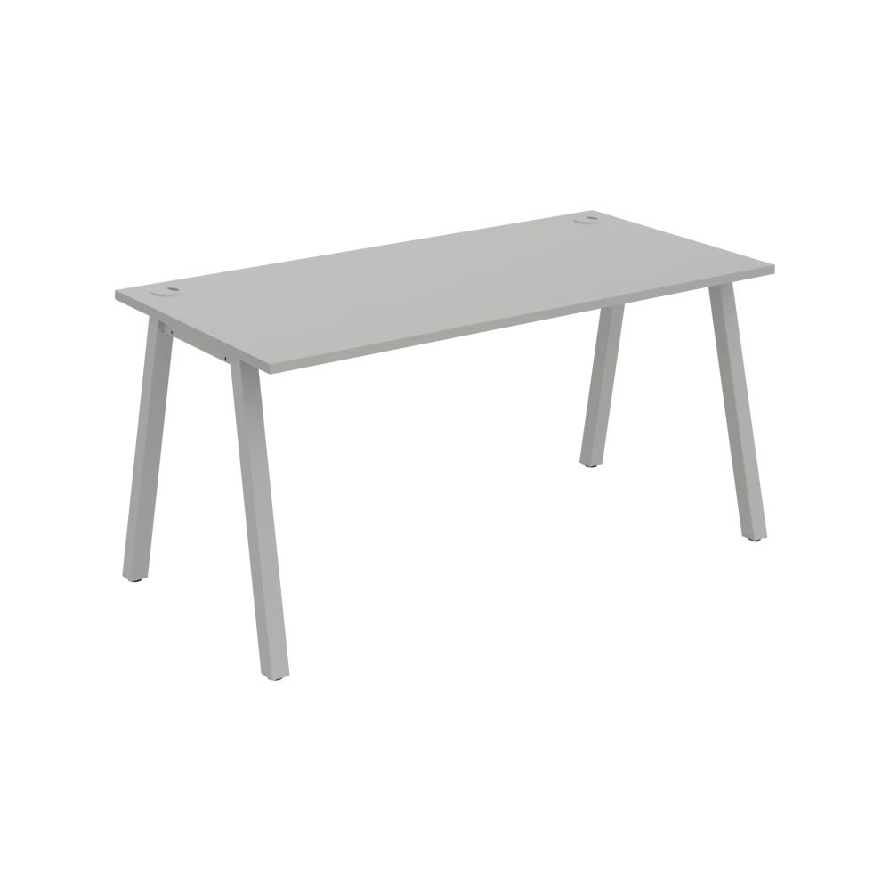 HOBIS kancelársky stôl rovný - US A 1600, šedá