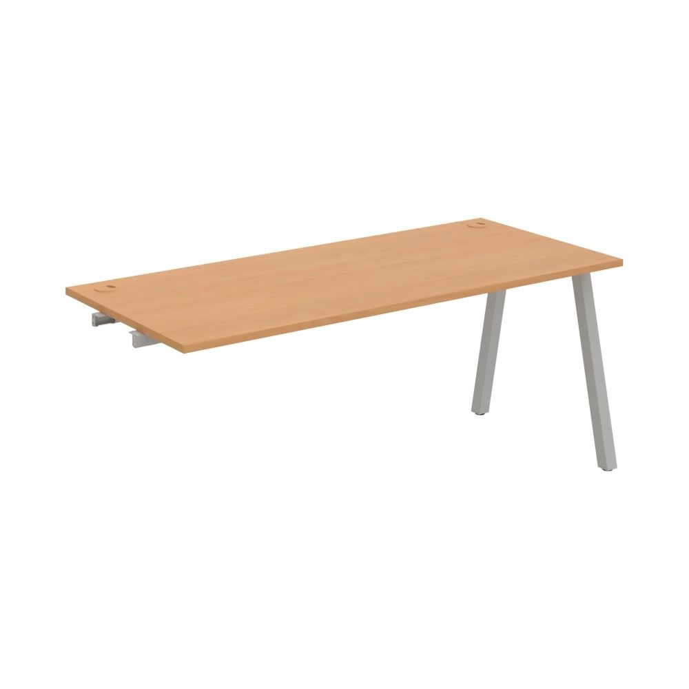 HOBIS prídavný kancelársky stôl rovný - US A 1800 R, buk