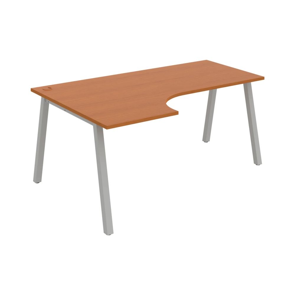 HOBIS kancelársky stôl tvarový, ergo pravý - UE A 1800 60 P, čerešňa