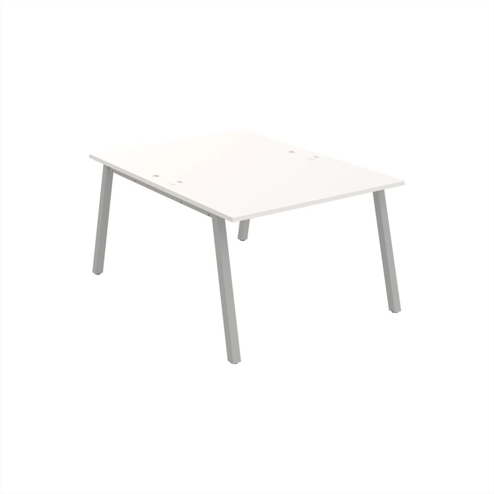 HOBIS kancelársky stôl zdvojený - USD A 1200, biela