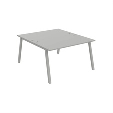 HOBIS kancelársky stôl zdvojený - USD A 1400, šedá