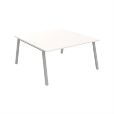 HOBIS kancelársky stôl zdvojený - USD A 1600, biela