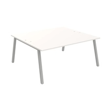 HOBIS kancelársky stôl zdvojený - USD A 1800, biela