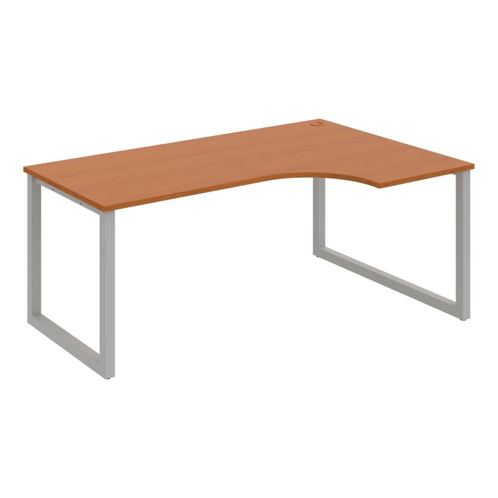 HOBIS kancelársky stôl tvarový, ergo ľavý - UE O 1800 60 L, čerešňa