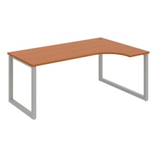 HOBIS kancelársky stôl tvarový, ergo ľavý - UE O 1800 L, čerešňa