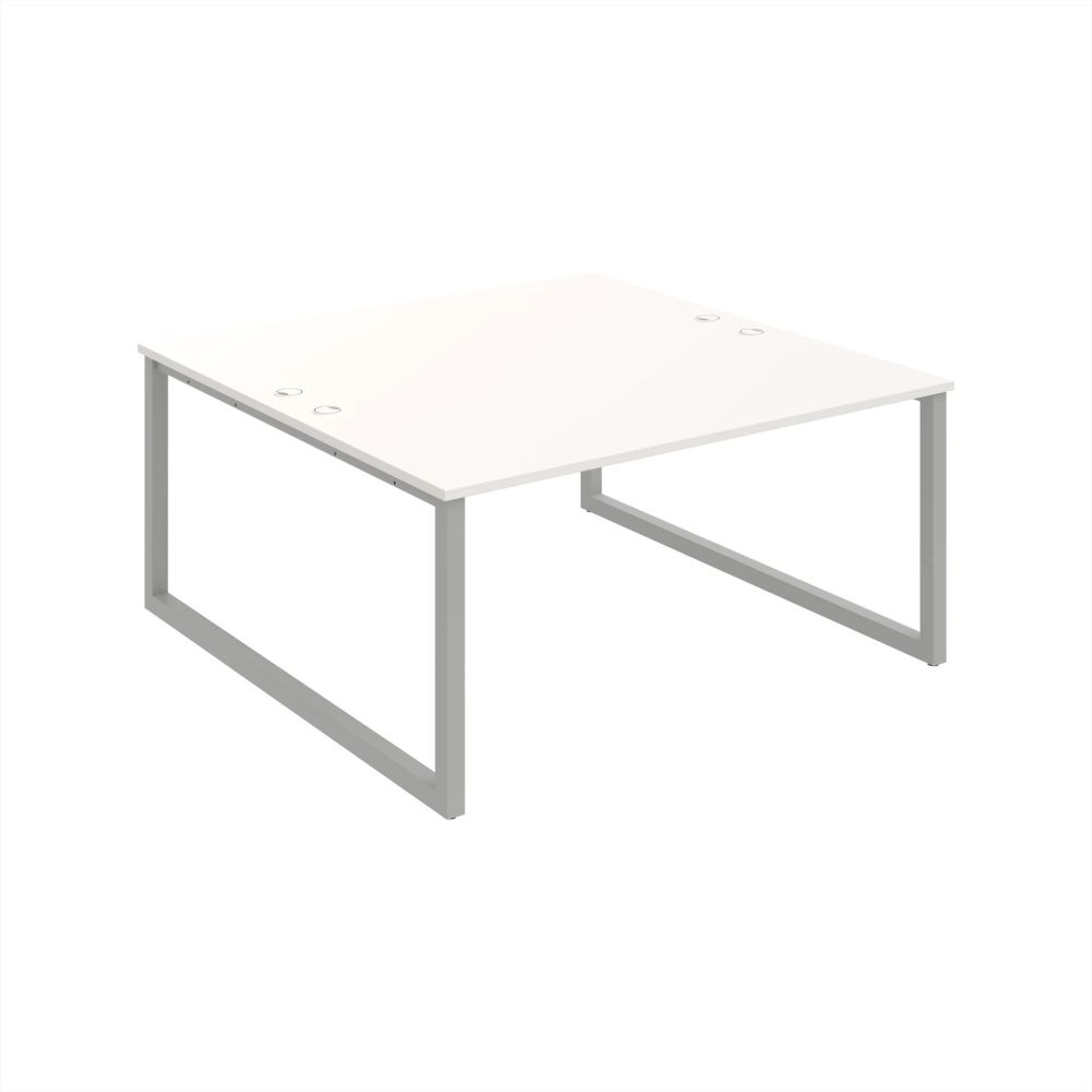 HOBIS kancelársky stôl zdvojený - USD O 1600, biela