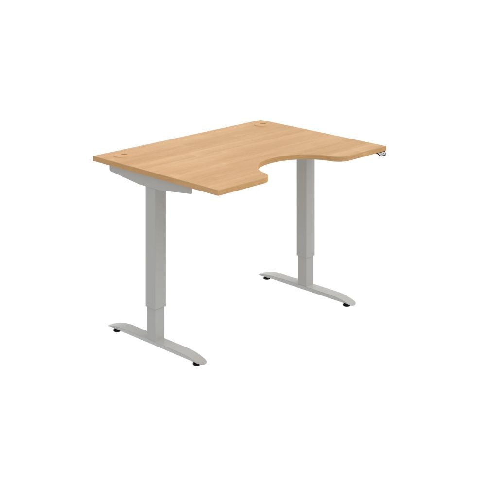HOBIS ergo elektr.staviteľný stôl 120 cm, stand. ovláda. - MSE 2 1200, dub