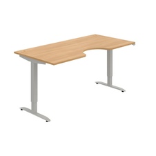 HOBIS ergo elektr.staviteľný stôl 180 cm, stand. ovláda. - MSE 2 1800, dub
